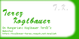 terez koglbauer business card